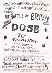 Uxbridge Punk Flyer 1978